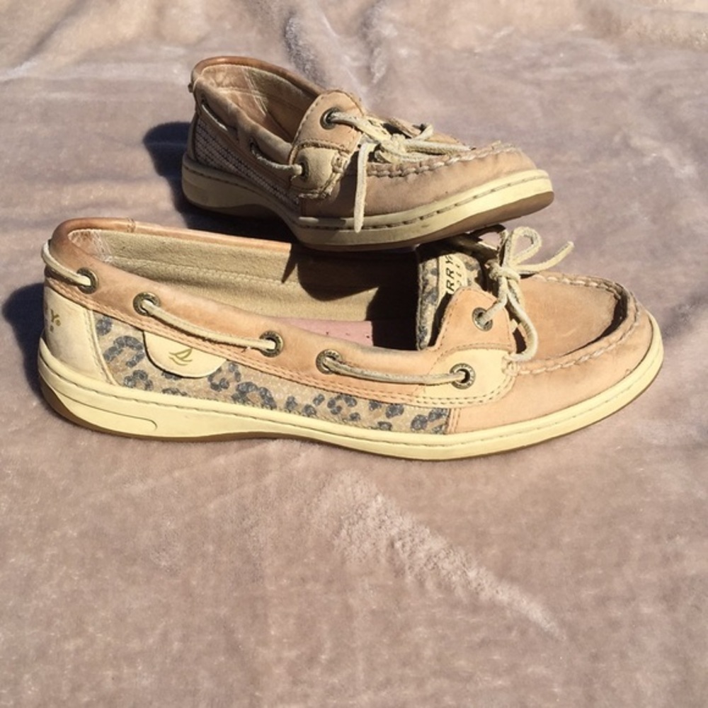 Sperry Top Sider Sequin Leather Loafers, 7.5M